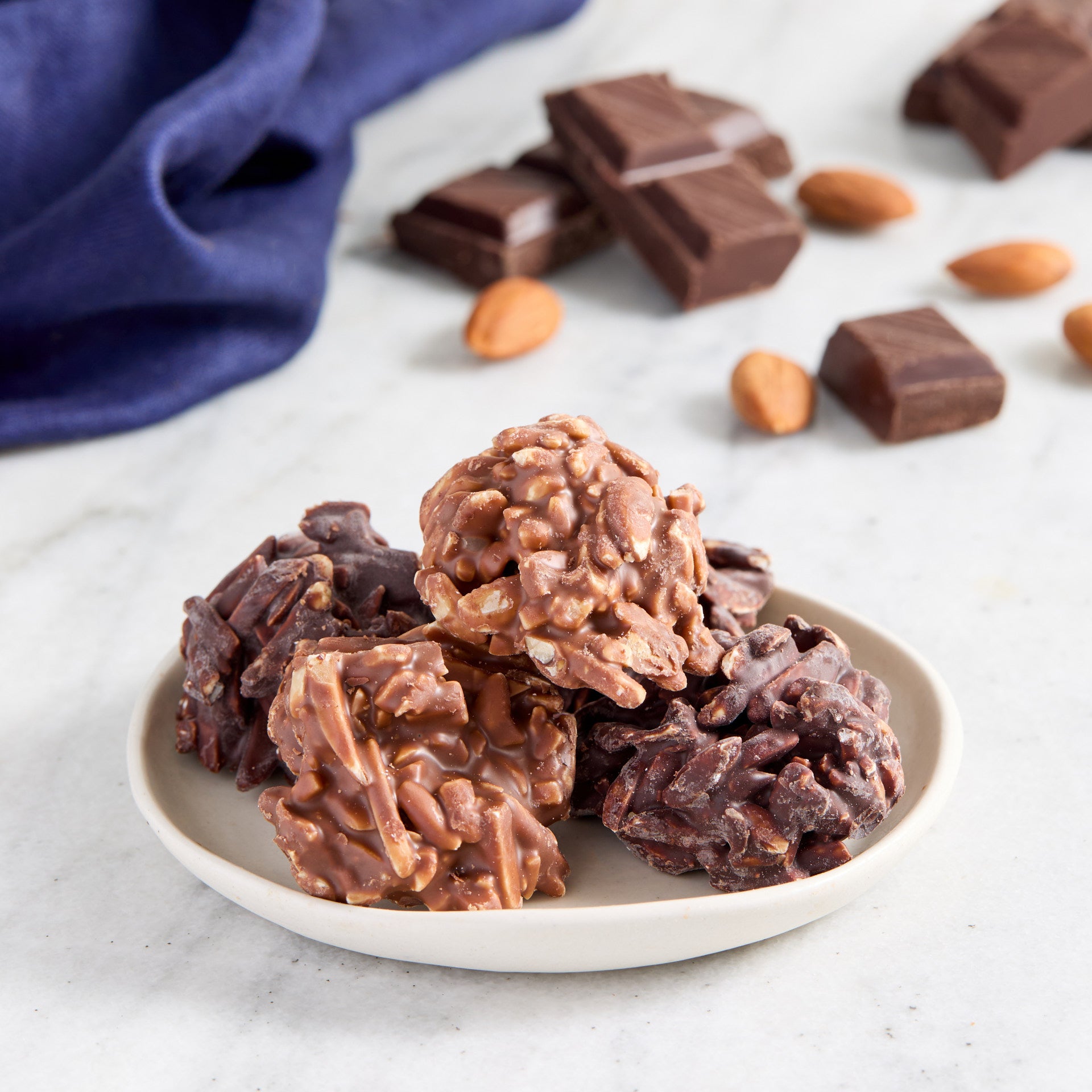 Chocolate & Almond Clusters